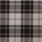 Douglas Grey 10oz Tartan Fabric By The Metre